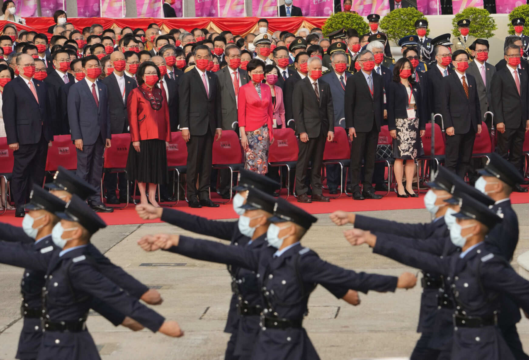 APTOPIX Hong Kong China National Day